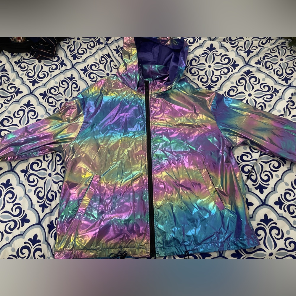 SHEIN Women Iridescent Multicolor Jacket